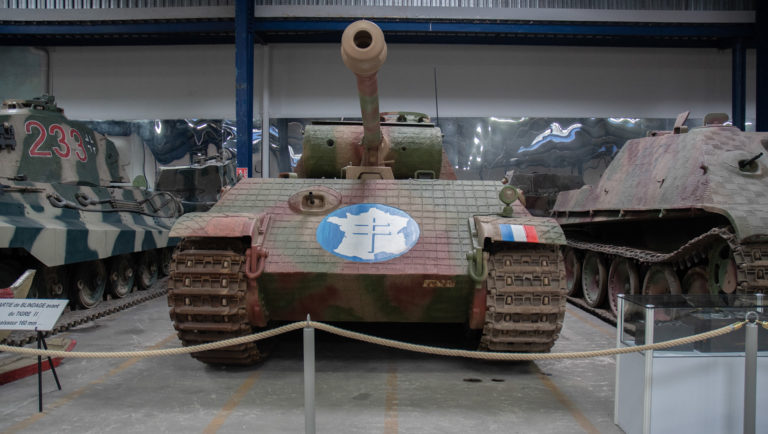 photo d'un tank au musée des blindées de Saumur